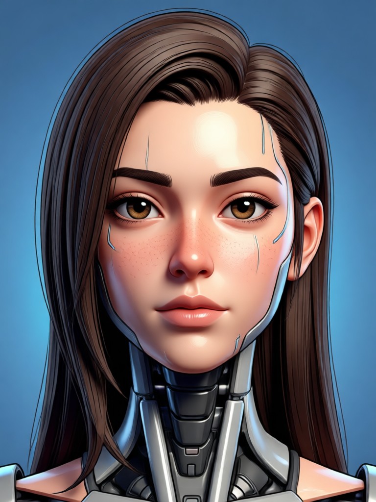 3D cartoon couple portrait generator