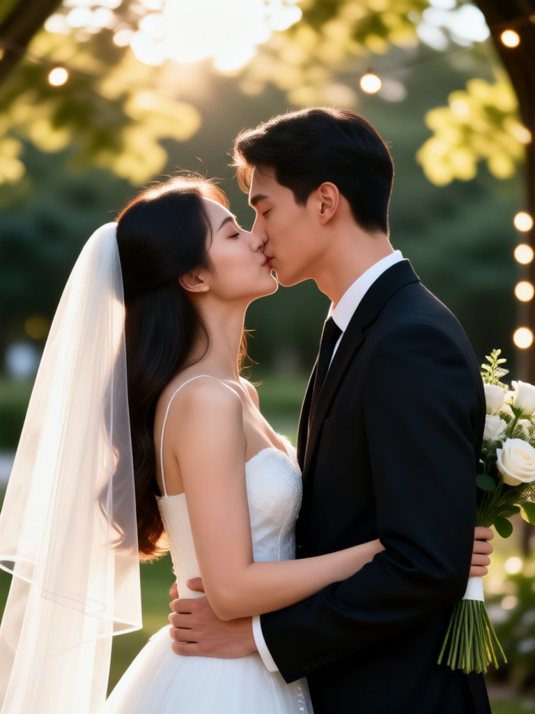 웨딩 사진을 애니메이션 키스 동영상으로 변환