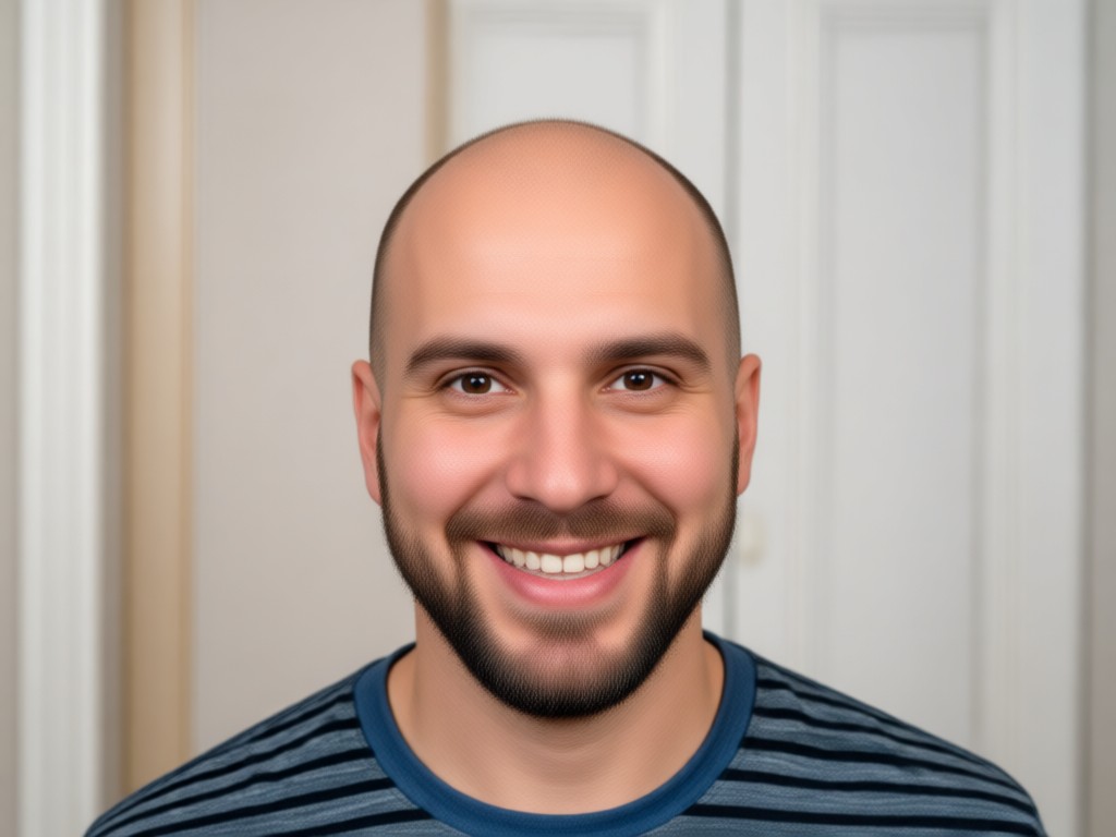 AI hair removal tool targeting facial hair