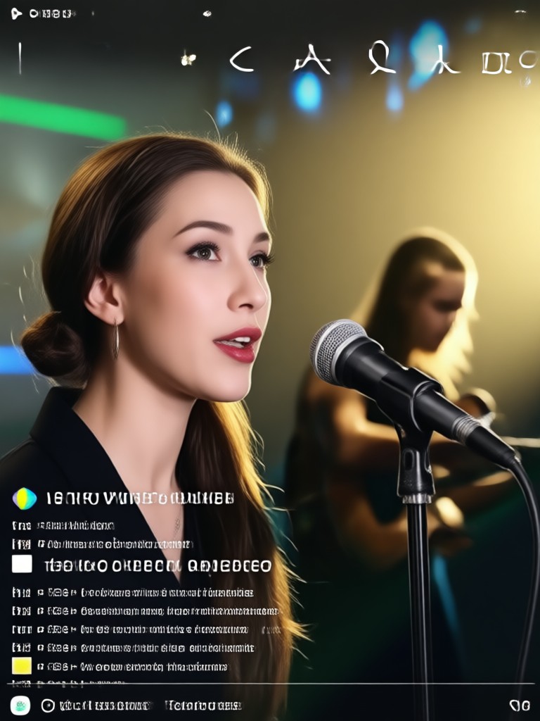 Lyric video template for a wedding song