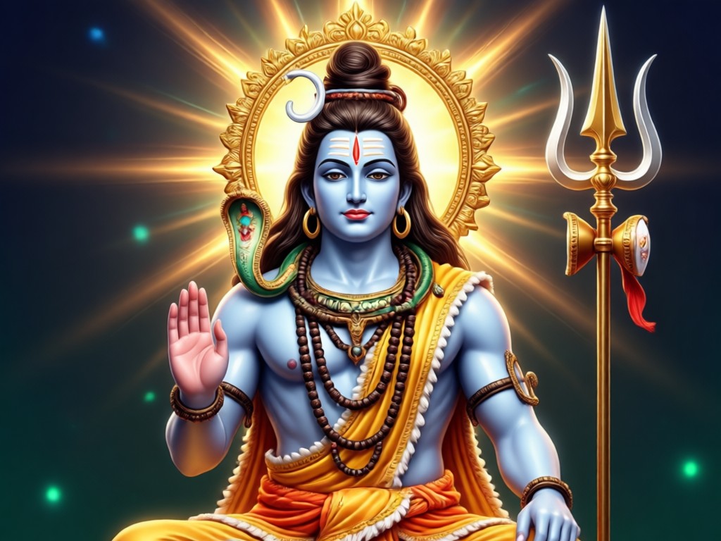 Várias formas icônicas de arte AI de Lord Shiva