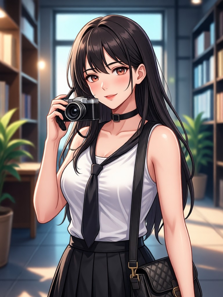 Foto vintage dihidupkan kembali dengan estetika anime retro 90-an