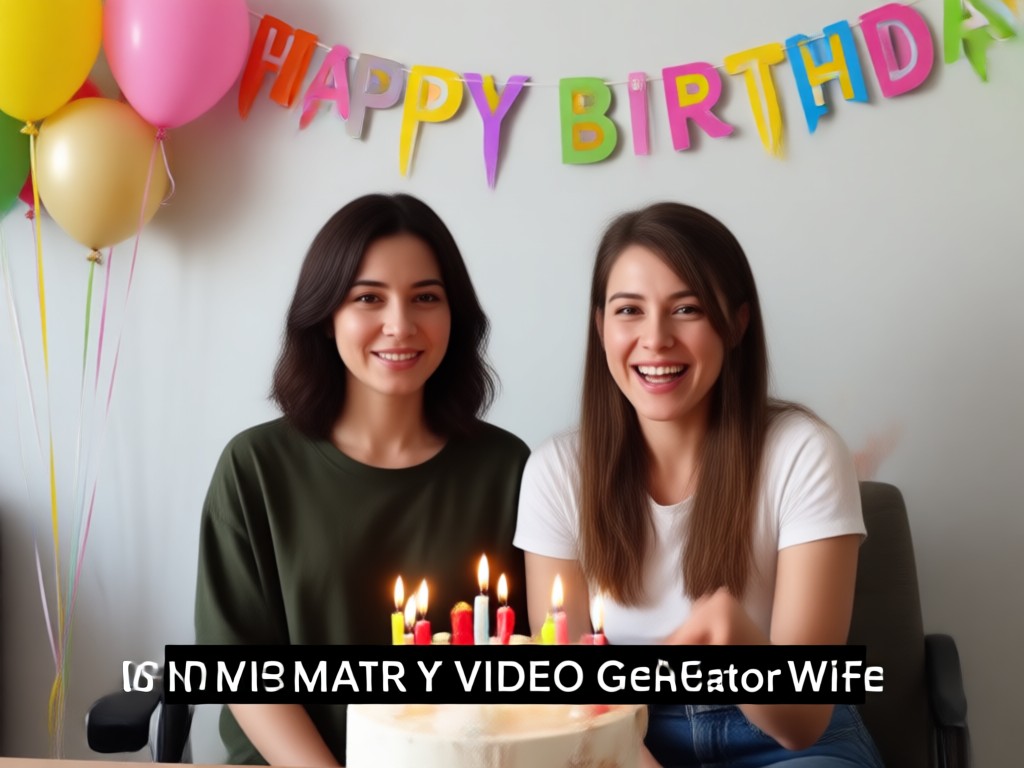 Animate photo for wife birthday video