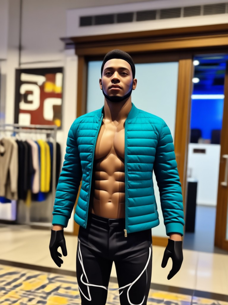 AI virtual try on complete outfit set