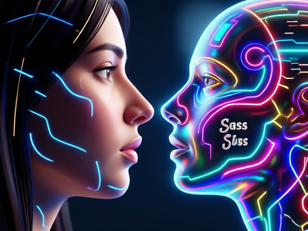 AI generating realistic lip sync for a kiss video
