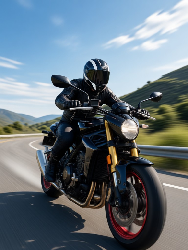 HeyO app showcasing AI motorcycle ride creation