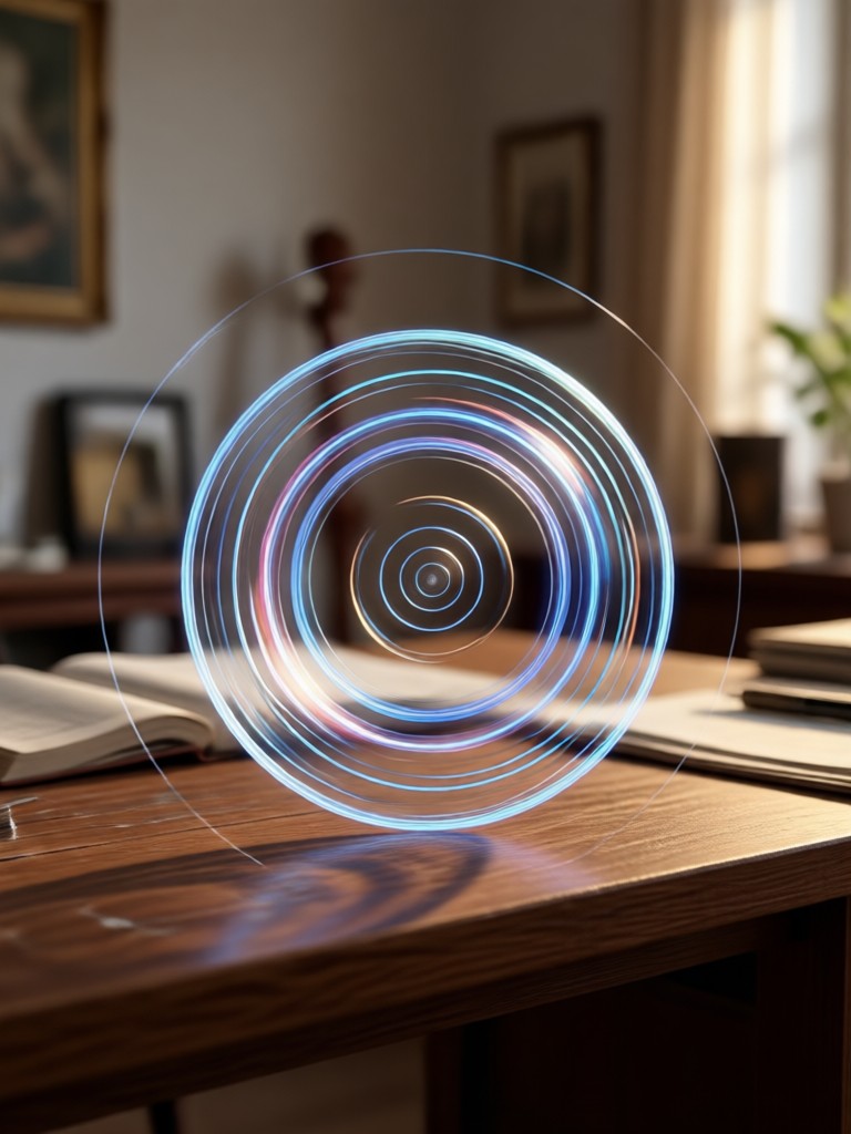 Zoom out from object to wide scene