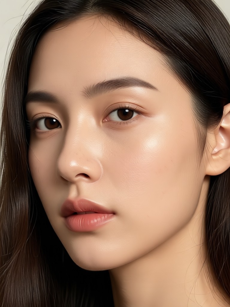 Natural looking tan skin tone application