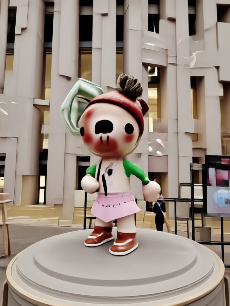 Chibi buddy with a custom bow