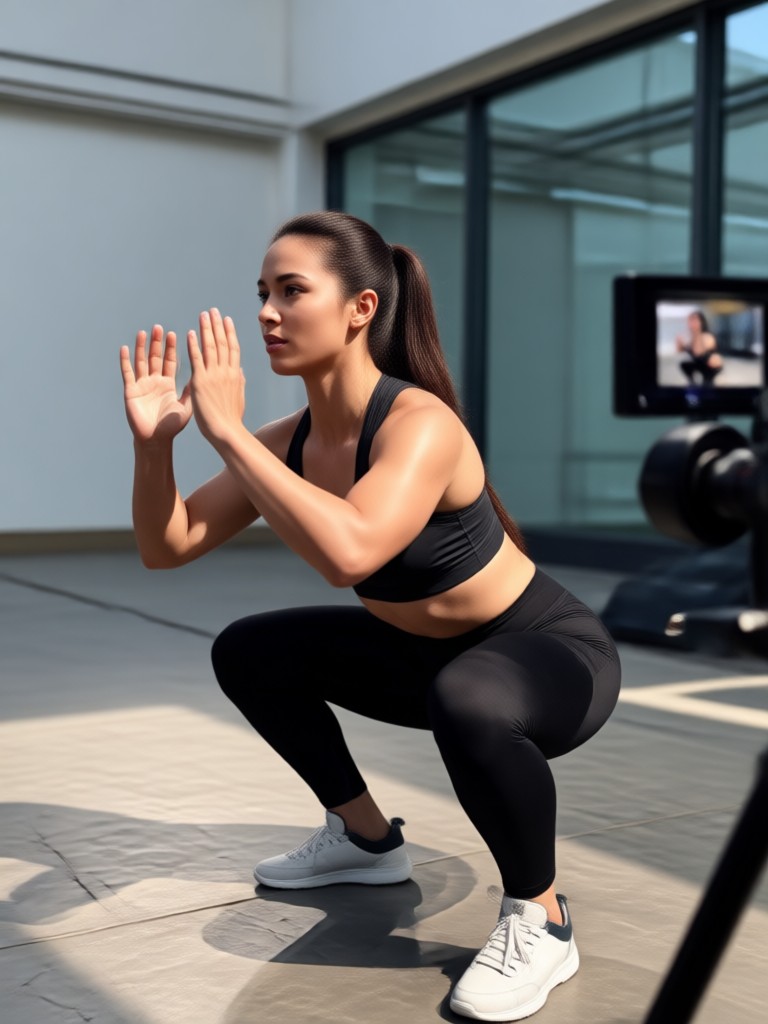 AI pistol squat progression video