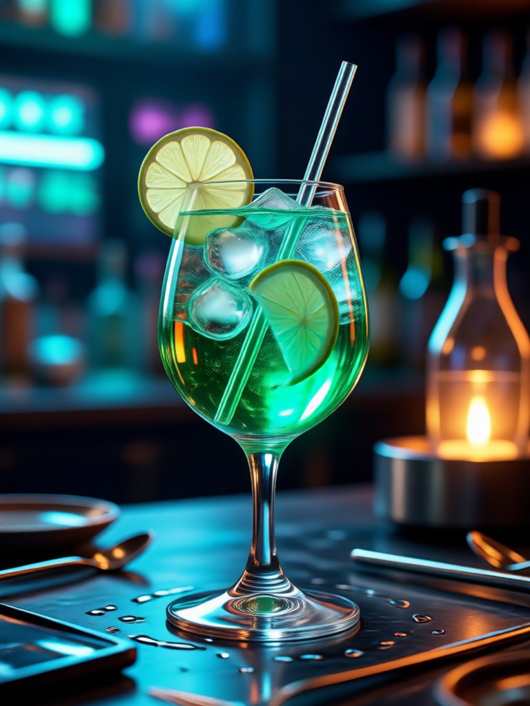 Desert Mirage - spicy and intriguing mezcal cocktail name