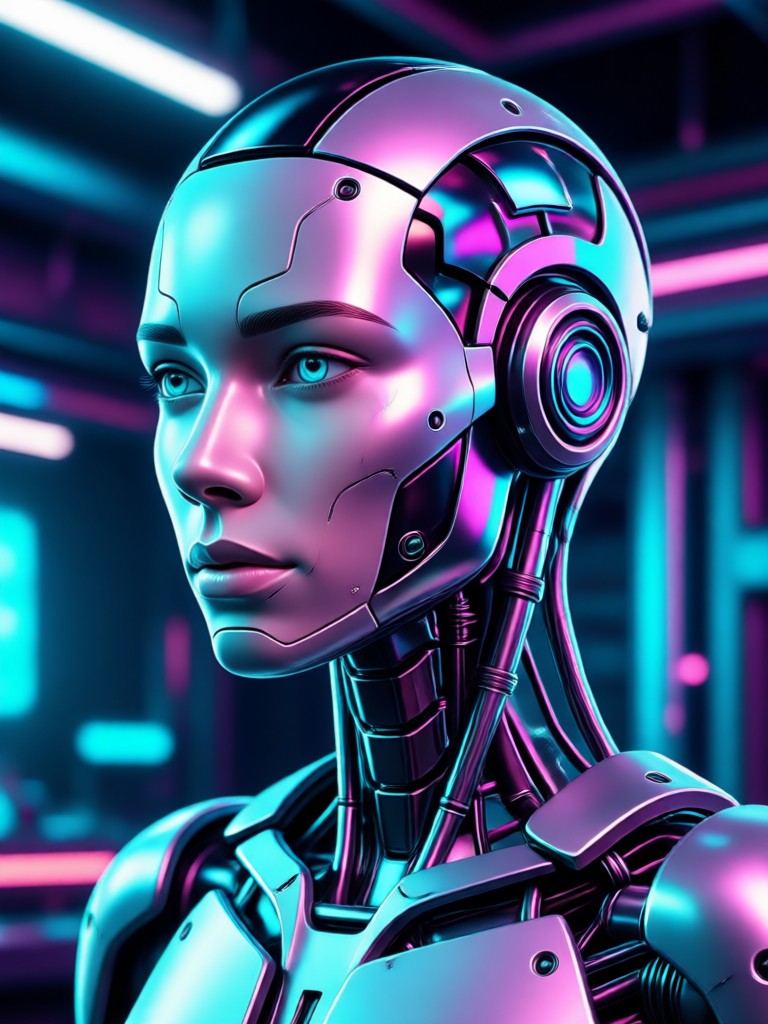Creative anime filter applied to a portrait