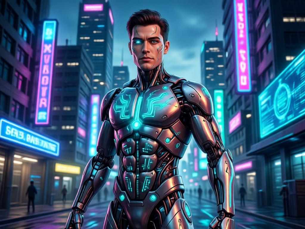 AI action hero transformation process