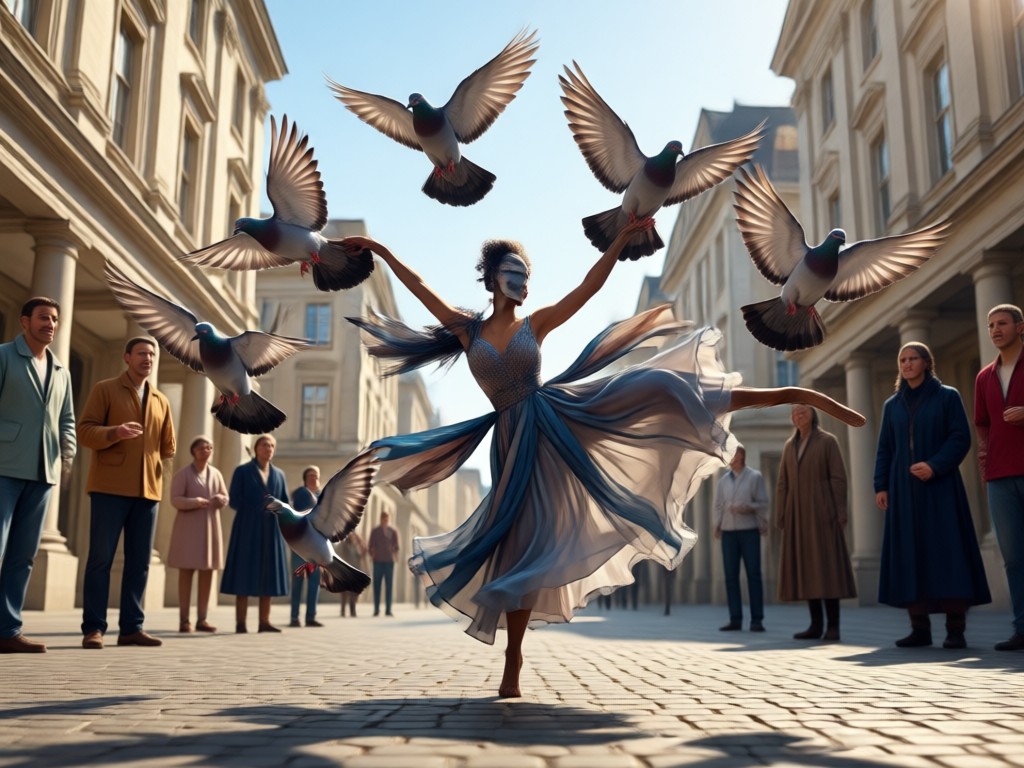 AI Pigeon Dance photo to video transformation