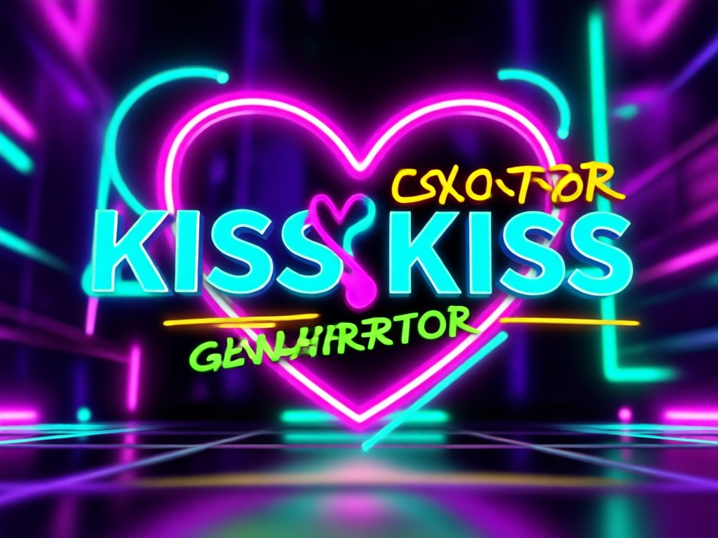 HD Neon Kiss Video Output Quality