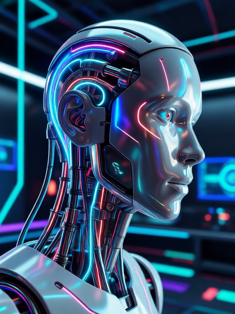 Mobile phone showing AI person video generation in app