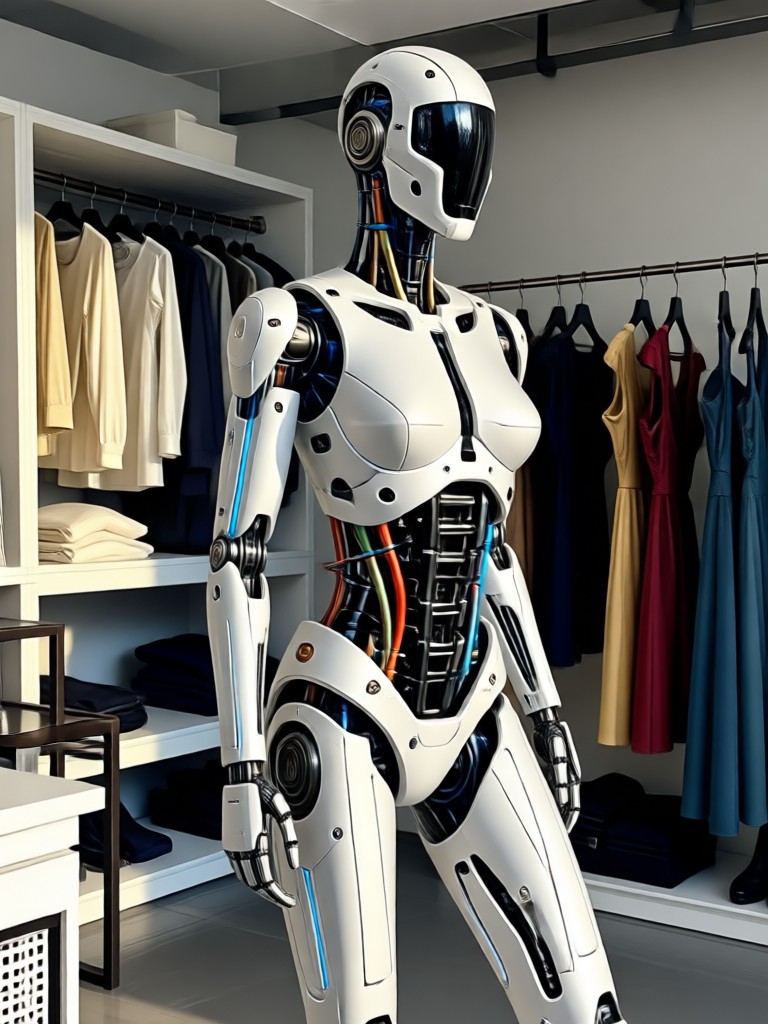 Virtual try on of a wedding dress on a casual photo