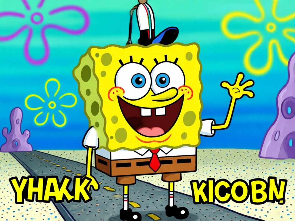 Benutzerdefiniertes Foto in ein SpongeBob-Meme integriert
