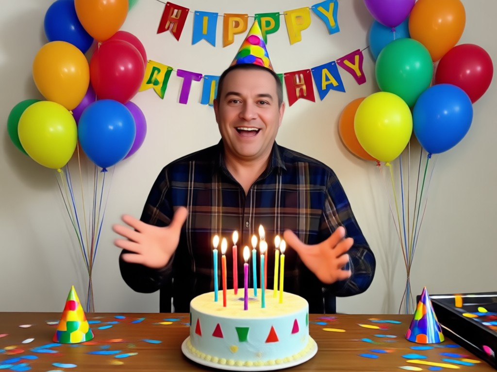 개인 맞춤형 생일 영상 선물을 소중히 여기는 아버지