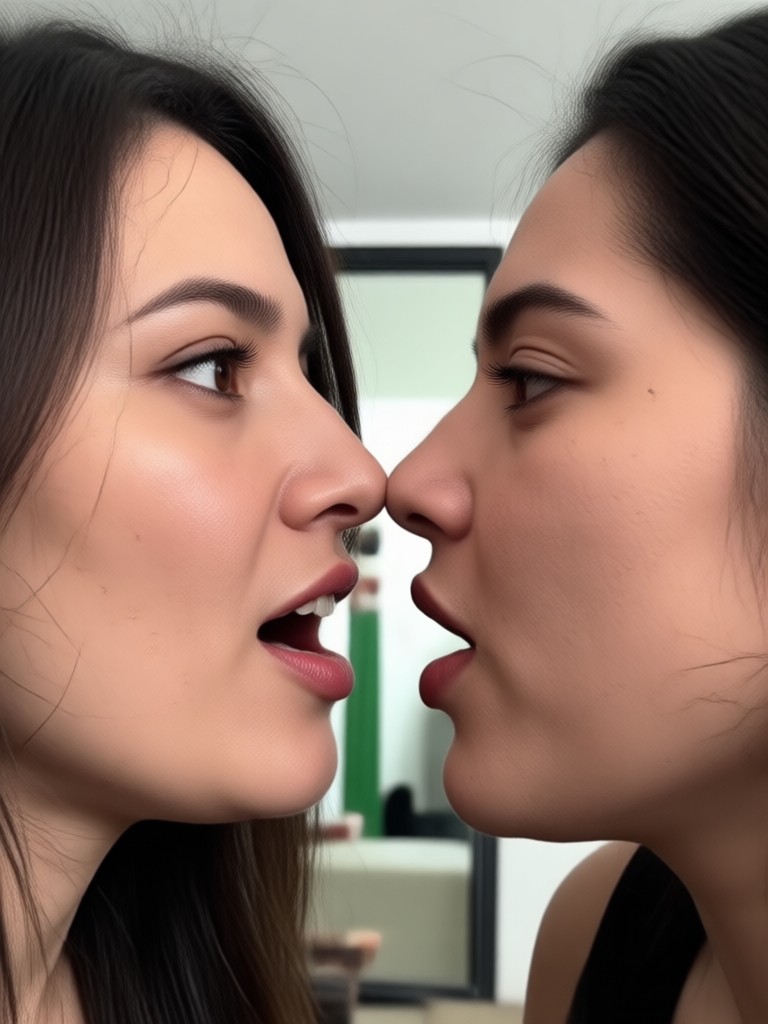 Beispiel für einen komödiantischen Gesichtstausch in einem Kurzclip