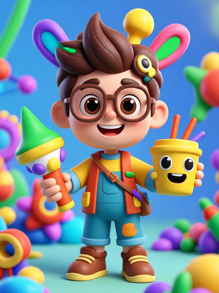 3d cartoon character design result stylish modern avatar