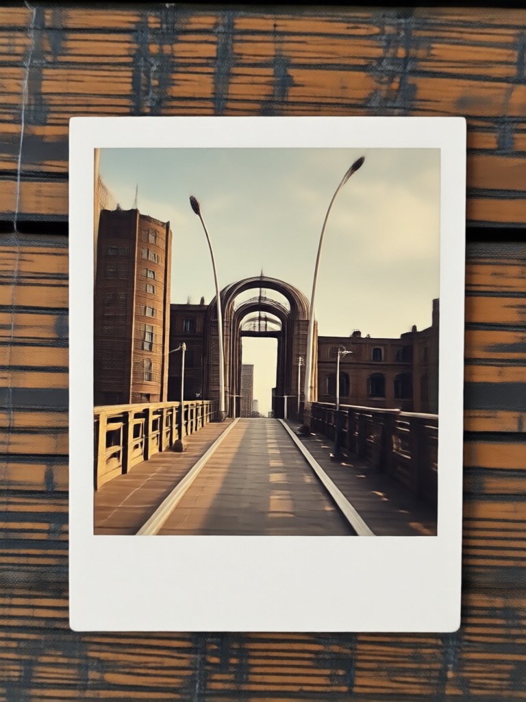 Street-Foto mit kinematografischem Vintage-Filmfilter