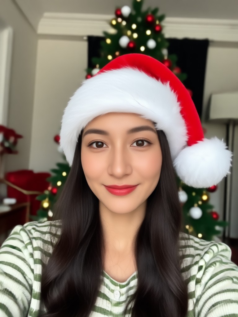 AI generated Santa hat on a cartoon character