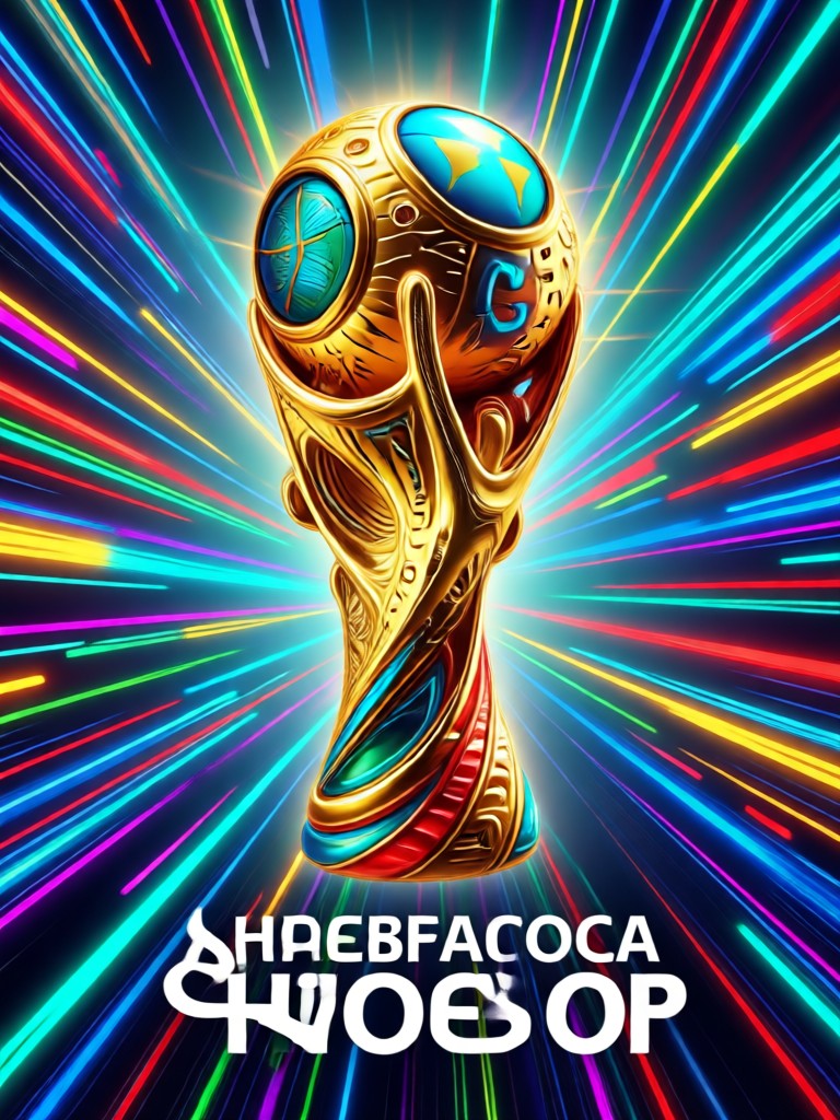 AI generated FIFA World Cup poster showcasing a custom team design