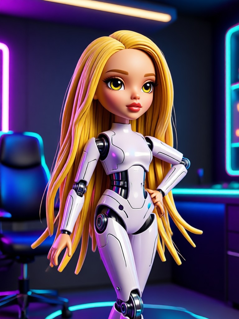 Transformación de muñeca Bratz con estilo urbano atrevido