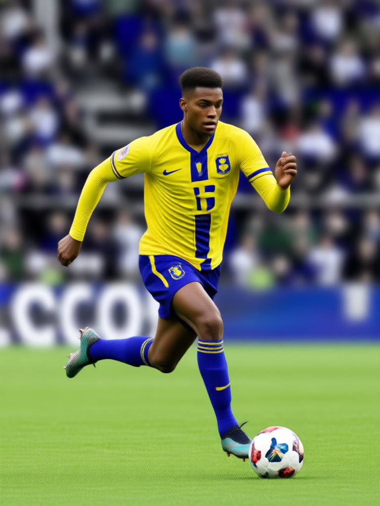 Verteidiger-Stil Fußball-Avatar
