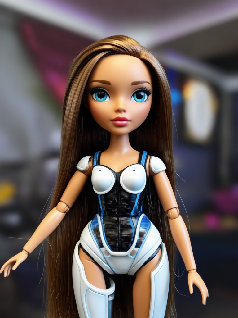 AI generated Bratz doll group photo