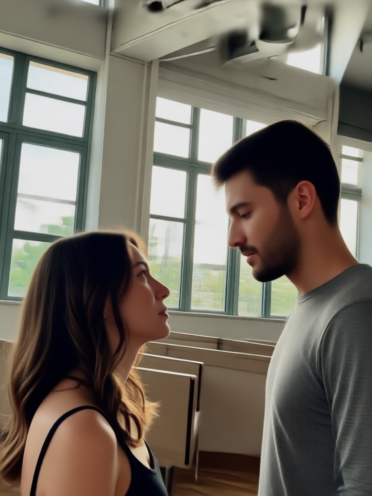 Romantic sunset couple video template