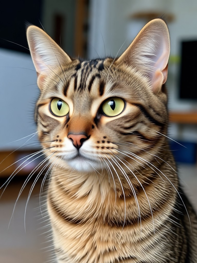 Cat in a majestic royal portrait style