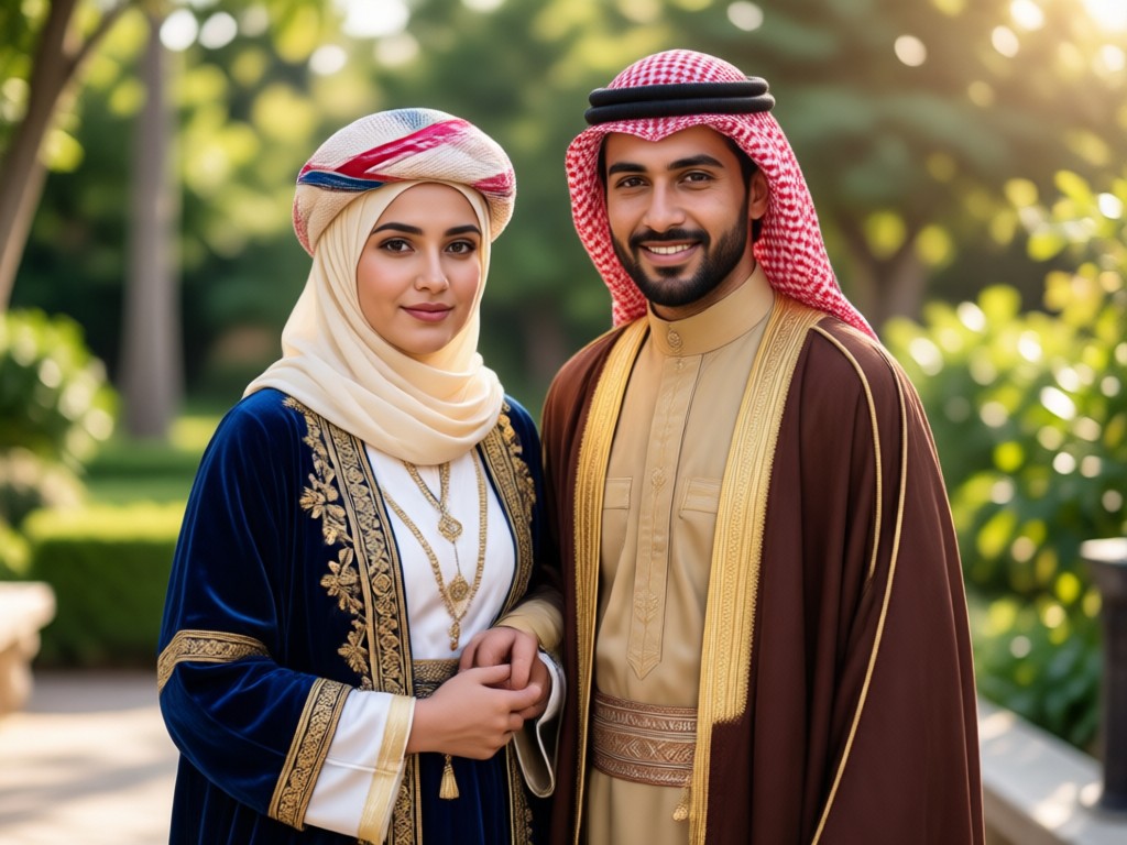 Various styles for Arabic Traditional Couple Photo Generator