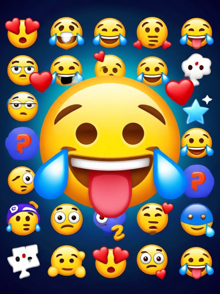 Angry cartoon style emoji