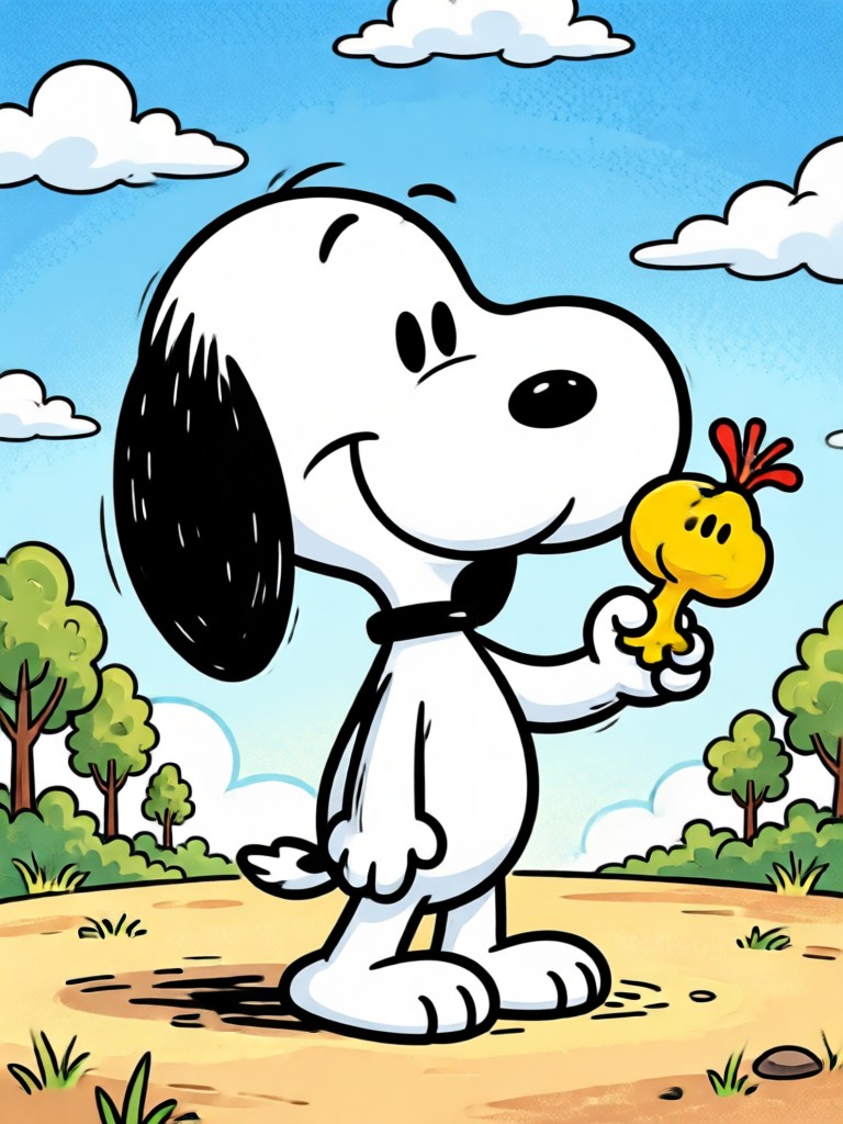 AI filter turning person into lucy from peanuts