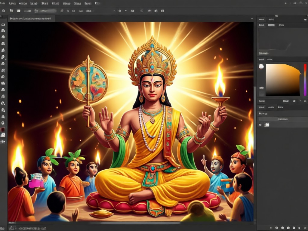 Nag Panchami photo with sacred snake overlay feature