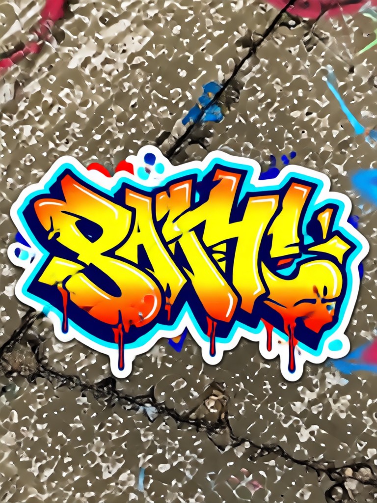 Anime style portrait sticker