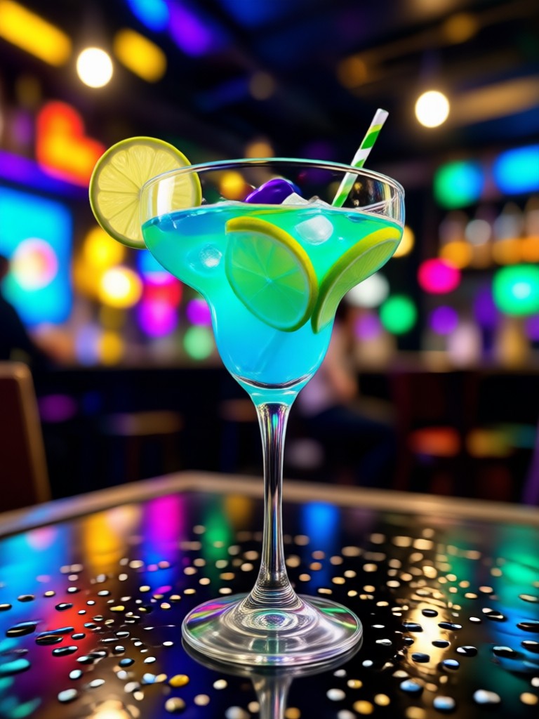 Gin Basil Smash AI generated image
