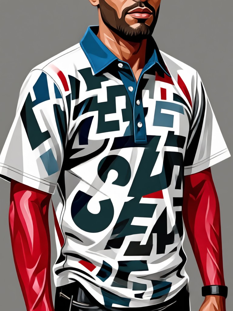 Sports team logo style AI shirt design