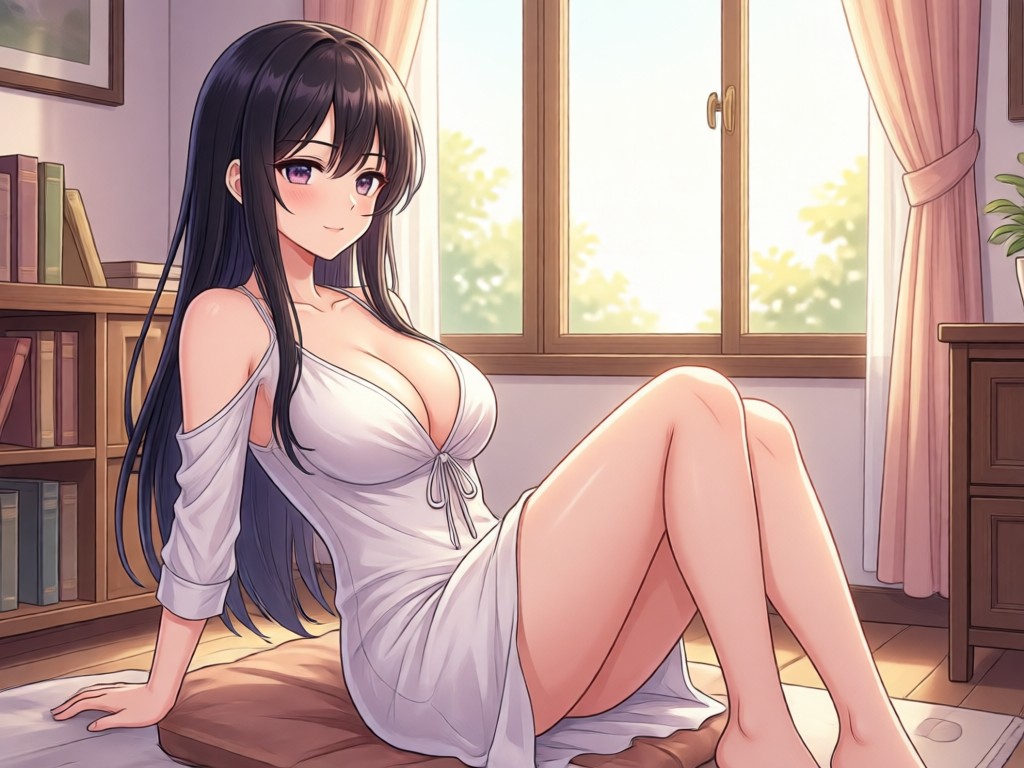 写真とアダルトAIアニメヌード出力の比較