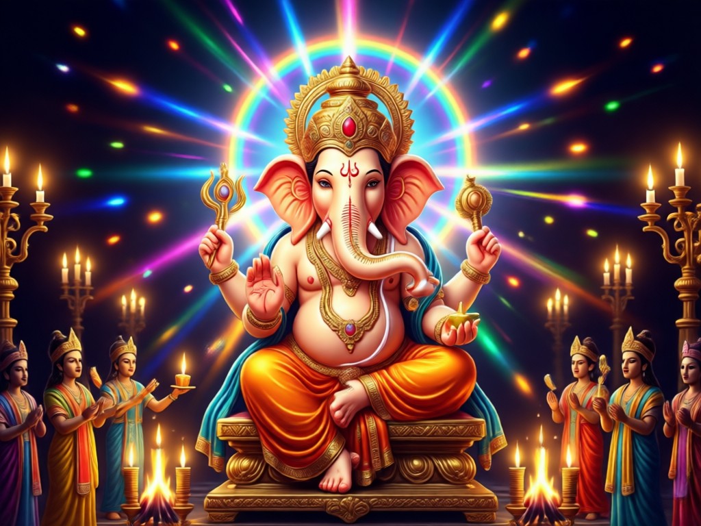 Ganesha photo in artistic style