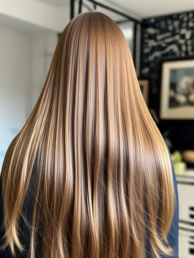 Fantasy long silver hair AI filter