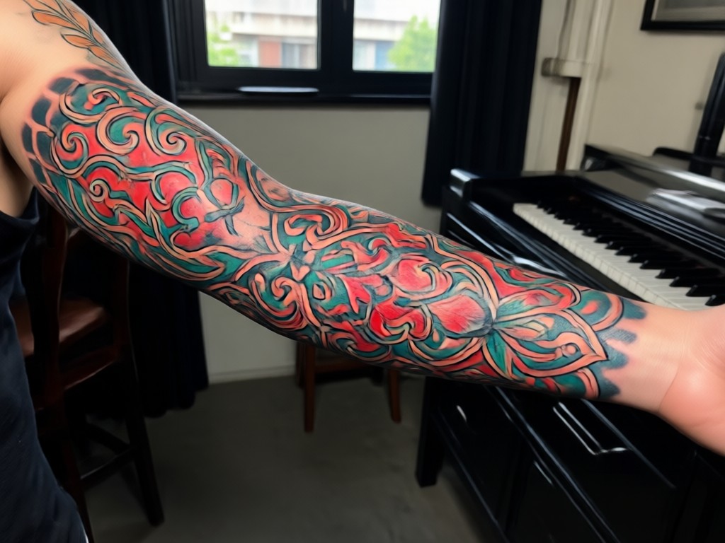 Before and after tattoo generation