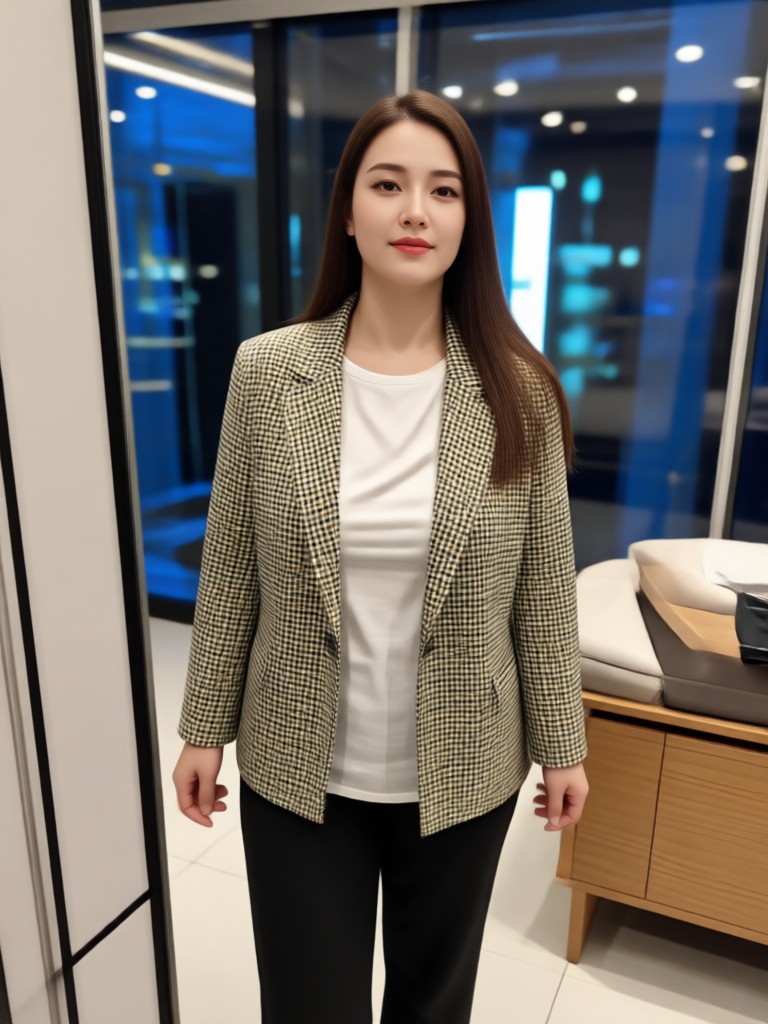 Virtual outfit try on app on mobile phone