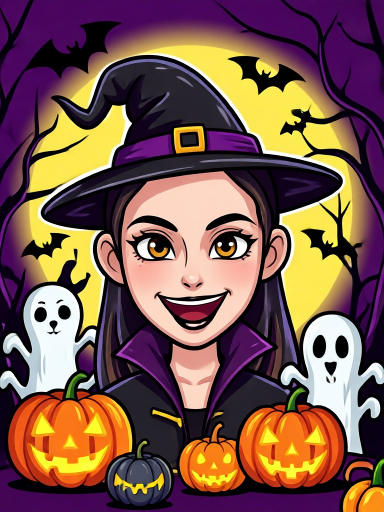 Mumien-Halloween-Avatar in Bandagen gewickelt