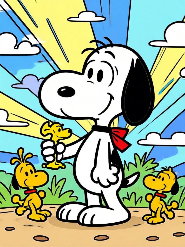 Vintage-Peanuts-Stil KI-Filter-Ergebnis