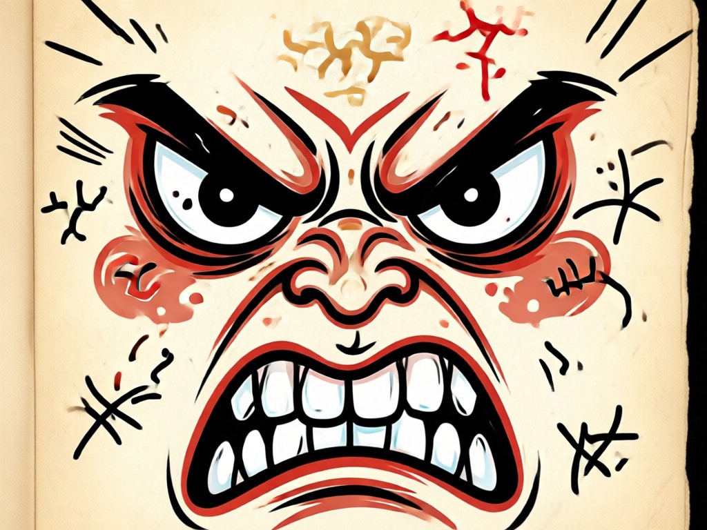 AI emotion mapping for angry face filter