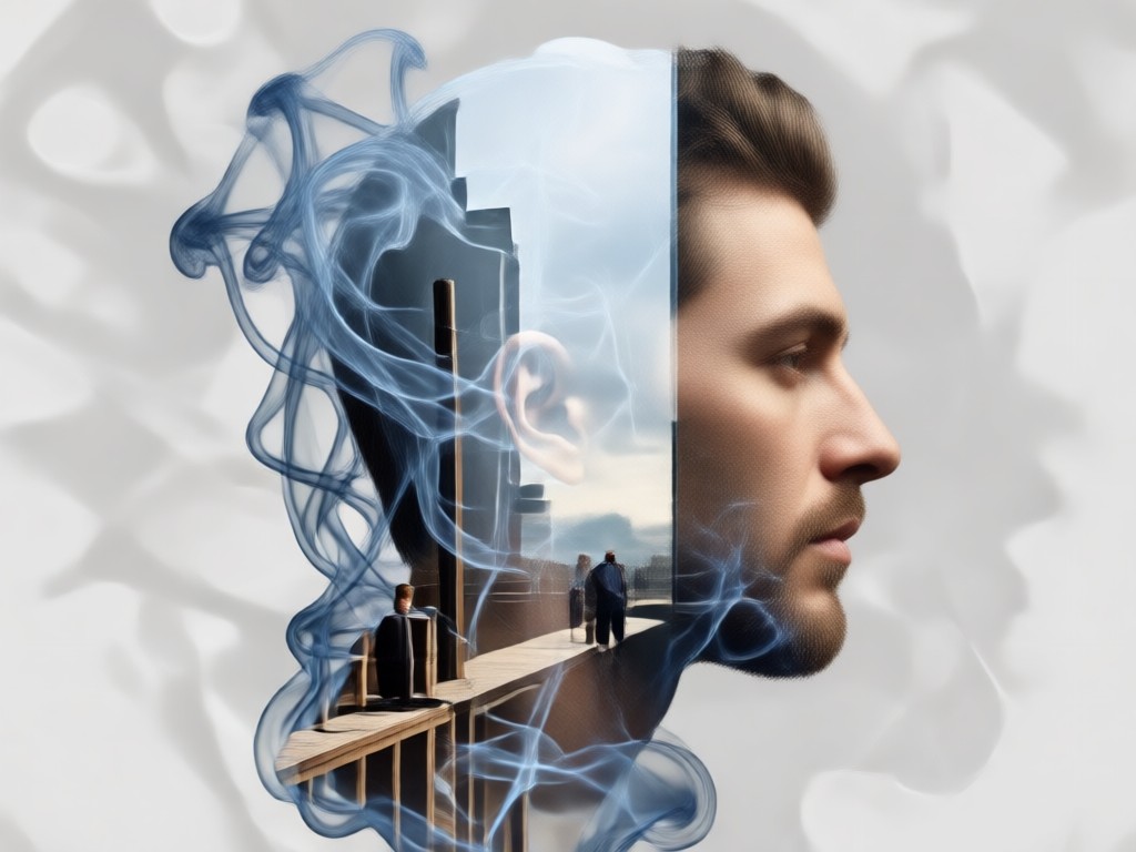 Generate Smoke Double Exposure Portrait Generator with one tap