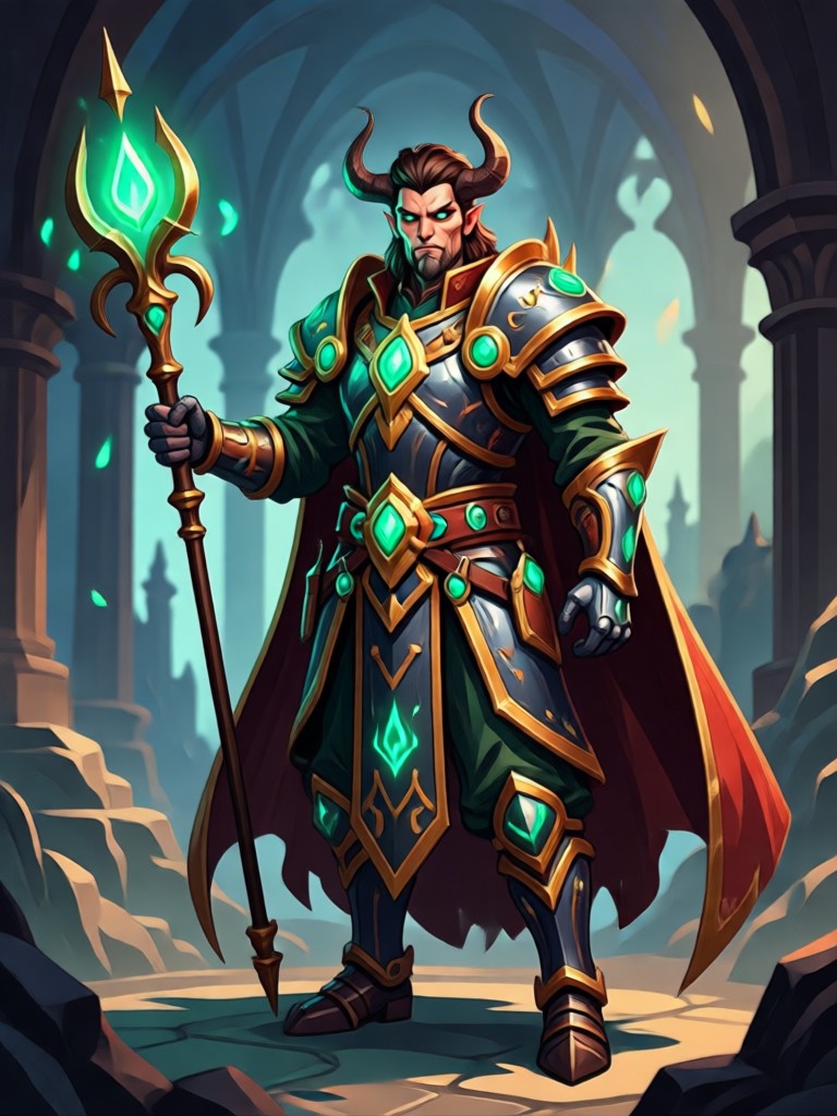 wizard high elf mempelajari buku ai